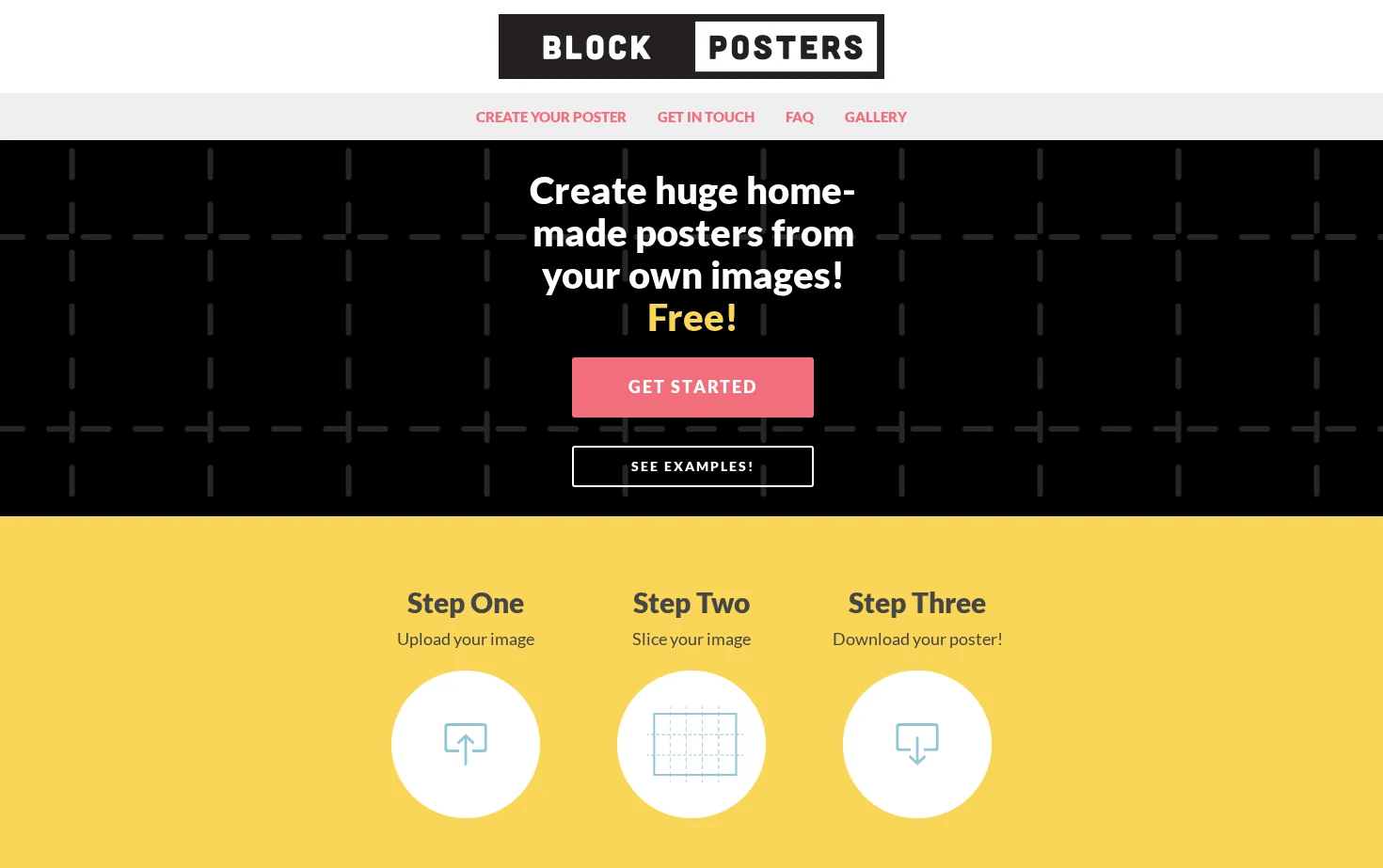 Block Posters 页面快照